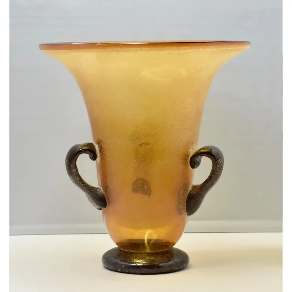 Roman Amphora Tuscan Venetian Murano Art Glass 